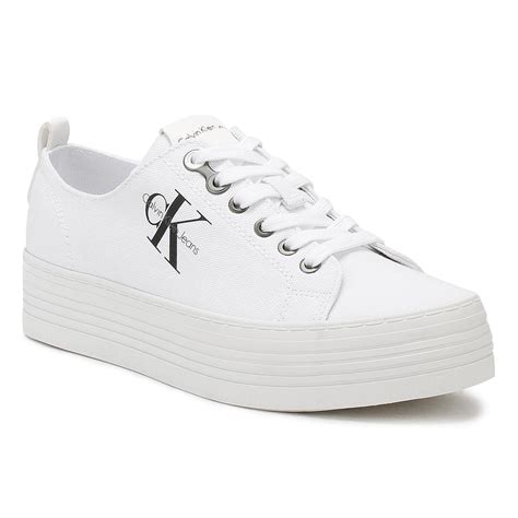 calvin klein white sneakers women's